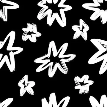 Vector hand-painted ink illustration with brush strokes Stock Illustration
