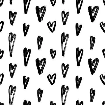 Vector hand-painted ink illustration with brush strokes Stock Illustration