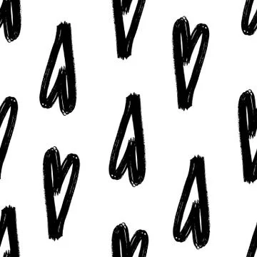 Vector hand-painted ink illustration with brush strokes Stock Illustration