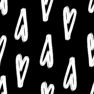 Vector hand-painted ink illustration with brush strokes Stock Illustration