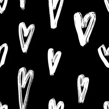 Vector hand-painted ink illustration with brush strokes Stock Illustration