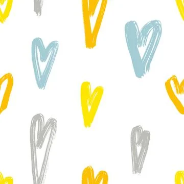 Vector hand-painted ink illustration with brush strokes Stock Illustration