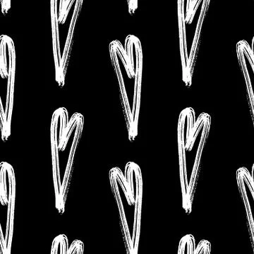 Vector hand-painted ink illustration with brush strokes Stock Illustration