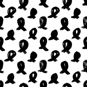 Vector hand-painted ink illustration with brush strokes Stock Illustration