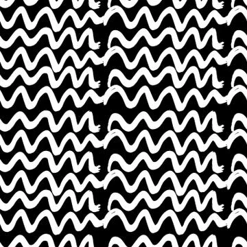 Vector hand-painted ink illustration with brush strokes Illustrazione stock