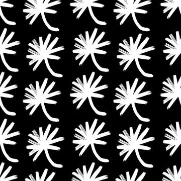 Vector hand-painted ink illustration with brush strokes Illustrazione stock