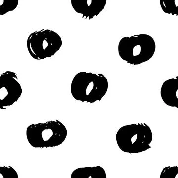 Vector hand-painted ink illustration with brush strokes Illustrazione stock