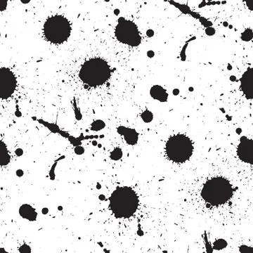 Vector hand-painted ink illustration with brush strokes Stock Illustration