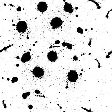 Vector hand-painted ink illustration with brush strokes Stock Illustration