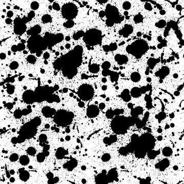 Vector hand-painted ink illustration with brush strokes Stock Illustration