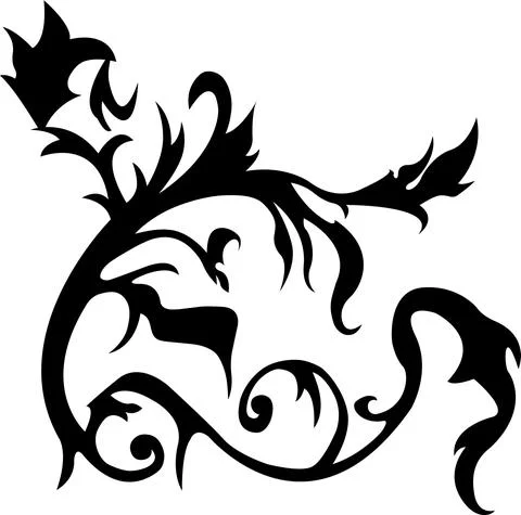 Vector hand-painted ink illustration with brush strokes. Abstract background Stock Illustration