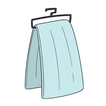 Vector of hand towel Illustrazione stock