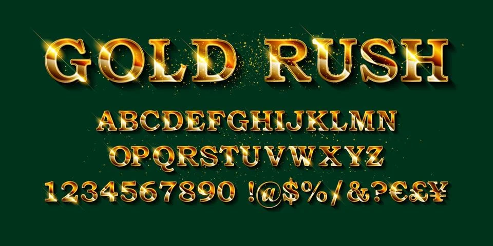 Vector handmade font. Stock Illustration