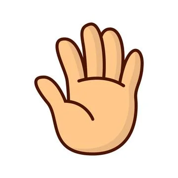 Vector hands in cartoon style Stock Illustration