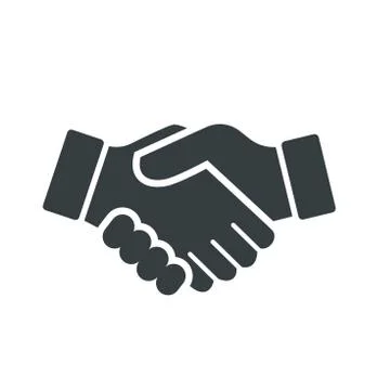 Vector of Handshake Icon - vector iconic design Stock Illustration