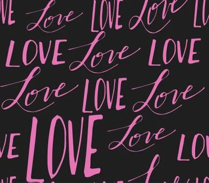 Vector handwritten calligraphy Illustrazione stock