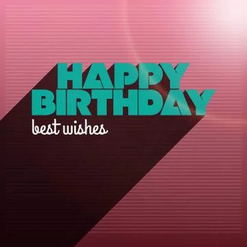Vector happy birthday Illustrazione stock
