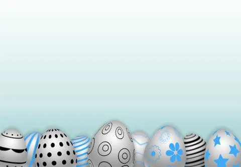 Vector Happy Easter background Stock Illustration