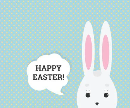 Vector Happy Easter greeting card Web banner Stock Illustration