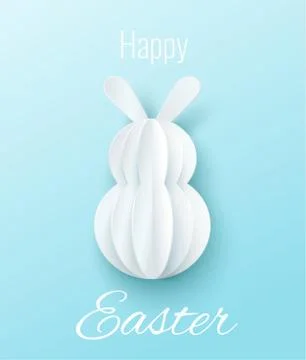 Vector Happy Easter Greeting Card Stock Illustration