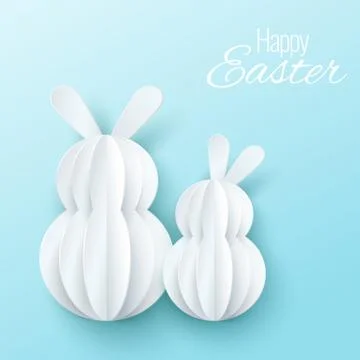 Vector Happy Easter Greeting Card Stockillustratie