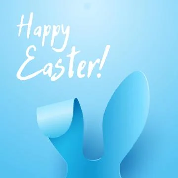 Vector Happy Easter Greeting Card Stock Illustration