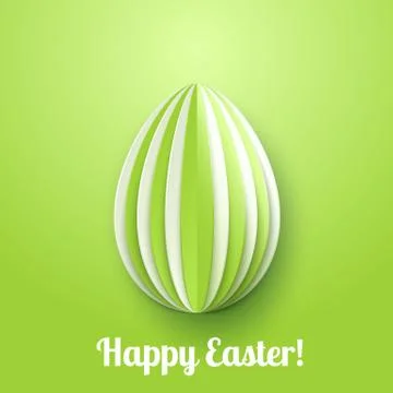 Vector Happy Easter Greeting Card Stock Illustration