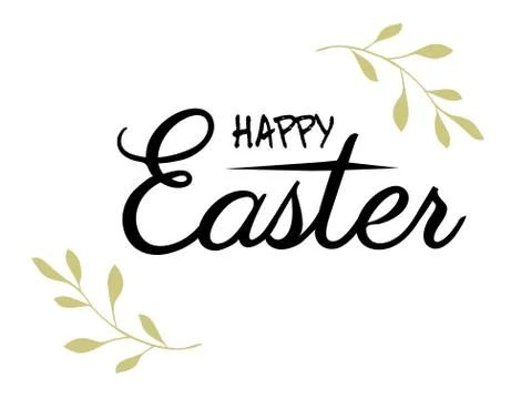 Vector Happy Easter Stock-Illustration