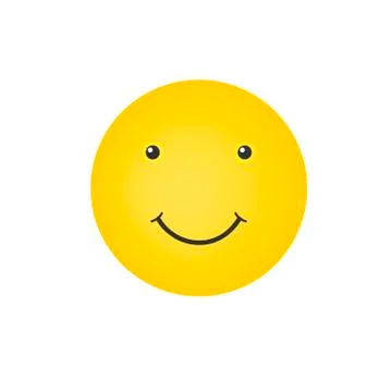 Vector happy face. Vector illustration. Emoticon icon. Stock Illustration
