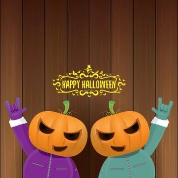 Vector Happy halloween creative hipster party background. man in halloween 스톡 일러스트