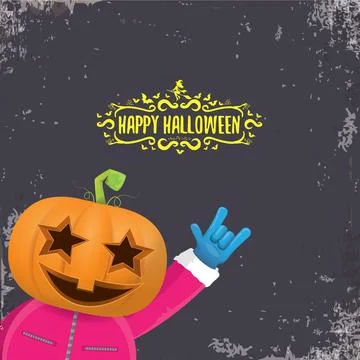 Vector Happy Halloween creative hipster party background. man in Halloween 스톡 일러스트
