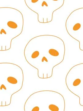 Vector Happy Halloween seamless pattern,classic bundle icons, doodles element Stock Illustration