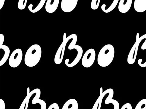 Vector Happy Halloween seamless pattern,classic bundle icons, doodles element Stock Illustration