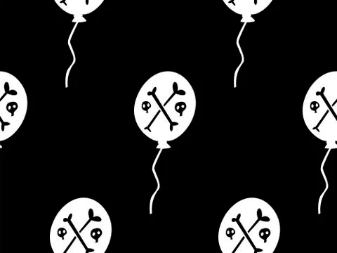 Vector Happy Halloween seamless pattern,classic bundle icons, doodles element Stock Illustration