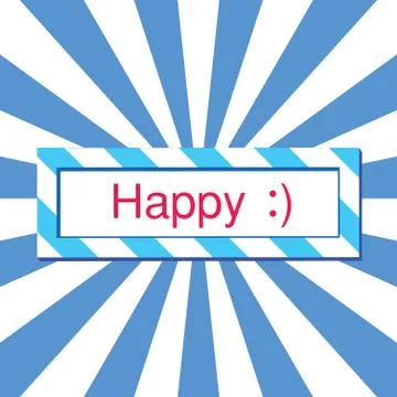 Vector happy Stock Illustration