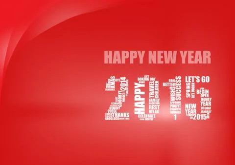 Vector : happy new year 2015 background Stock-Illustration