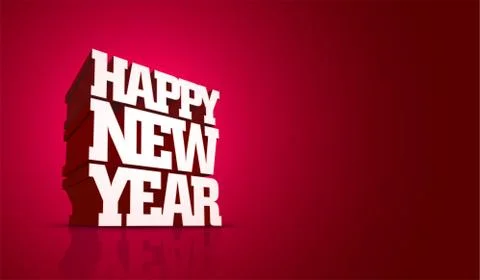 Vector Happy New Year design Stock Illustration