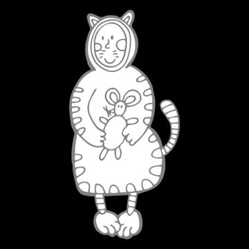 Vector happy new year hand drawn illustration イラスト素材