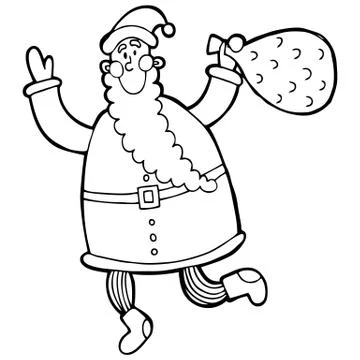 Vector happy new year hand drawn illustration Stock Illustration