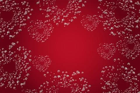 Vector. Happy Valentine's background, elegant background for February 14th. Stock Illustration
