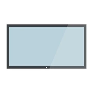 Vector HD TV. Lcd tv display screen Stockillustratie