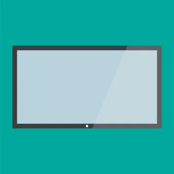 Vector HD TV. Lcd tv display screen Stockillustratie