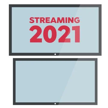 Vector HD TV. Lcd tv display screen Stockillustratie