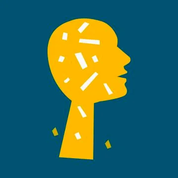 Vector head of a man Stock Illustration