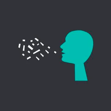 Vector head of a man Stock Illustration