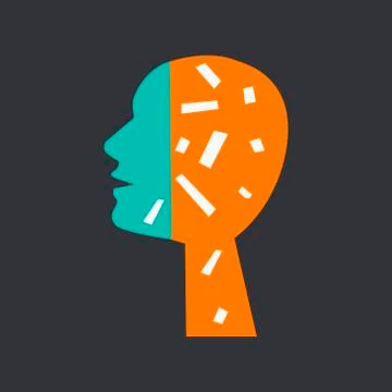 Vector head of a man Stock Illustration