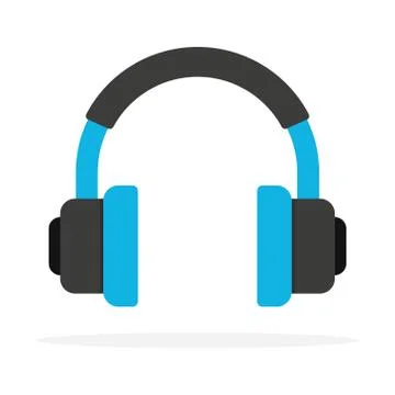 Vector Headphones Icon Illustrazione stock