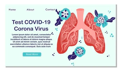 Vector healthy lungs on flowers. Background for label, advertisement of pulmo Stock Illustration
