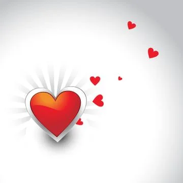 Vector heart background Stock Illustration