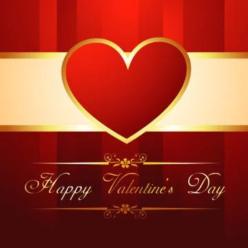 Vector heart background Stock Illustration